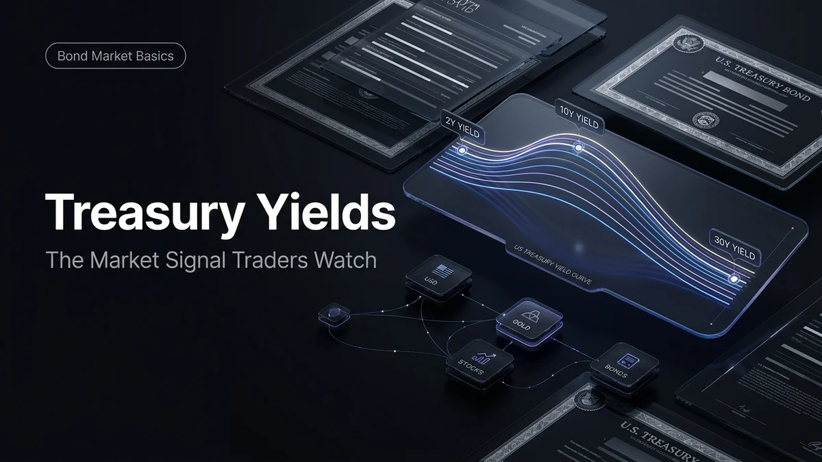 Premium Masterrit blog image explaining Treasury yields and their impact on financial markets