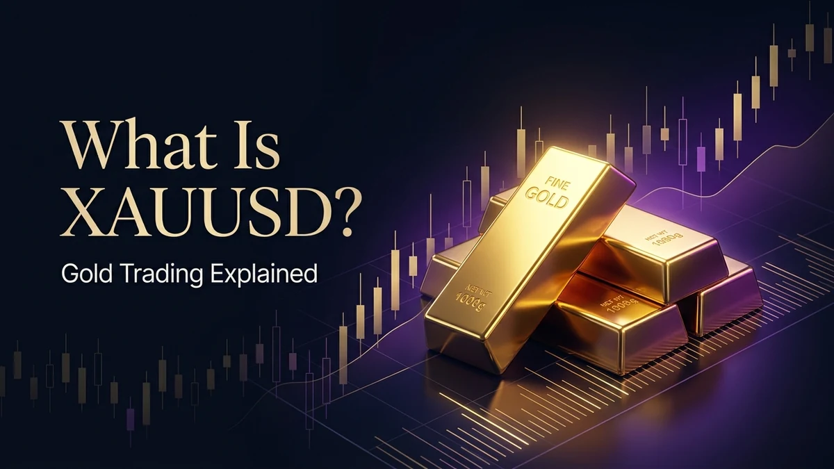 Premium Masterrit blog image explaining XAUUSD and gold trading